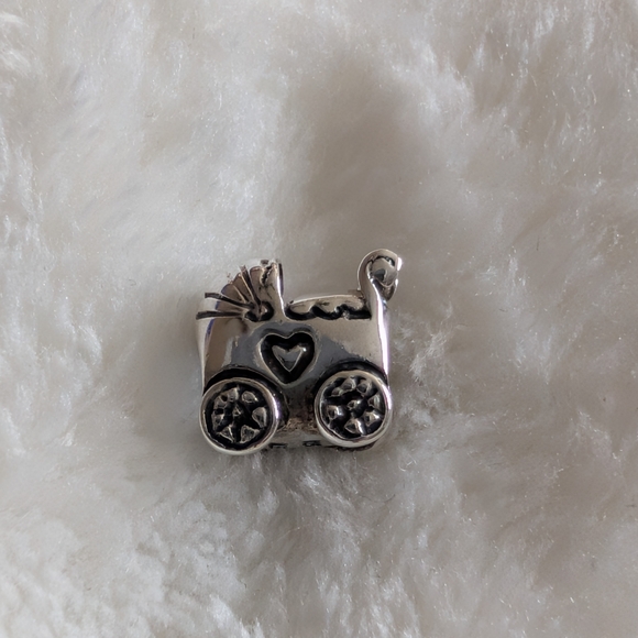 Pandora Jewelry - Authentic Pandora Baby Carriage Charm Sterling Silver 925 ALE Baby Pram New Mom